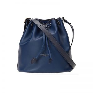 Longchamp – Secchiello Pelle Tracolla Long 2.0 Blue Notte