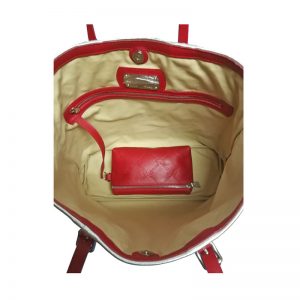 Longchamp – Tote Bag Pelle Lg + Portatutto Lm Cuir Red