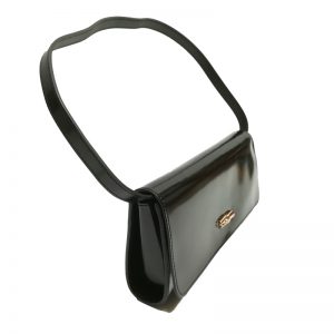 Longchamp – Clutch Bag Pelle Roseau Nero