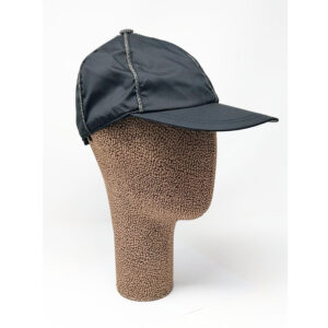 Borbonese – Cappello Nylon Pile Rifiniture OP Nero