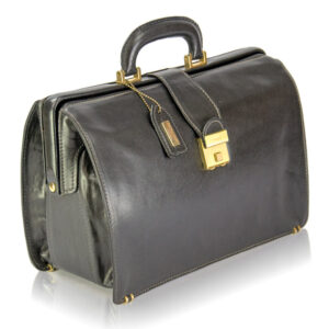 I Santi – Borsa Medico Vintage Pelle Nero